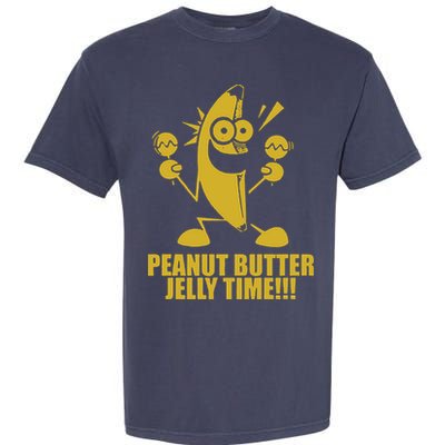 Peanut Butter Jelly Time Banana Garment-Dyed Heavyweight T-Shirt