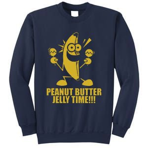 Peanut Butter Jelly Time Banana Sweatshirt