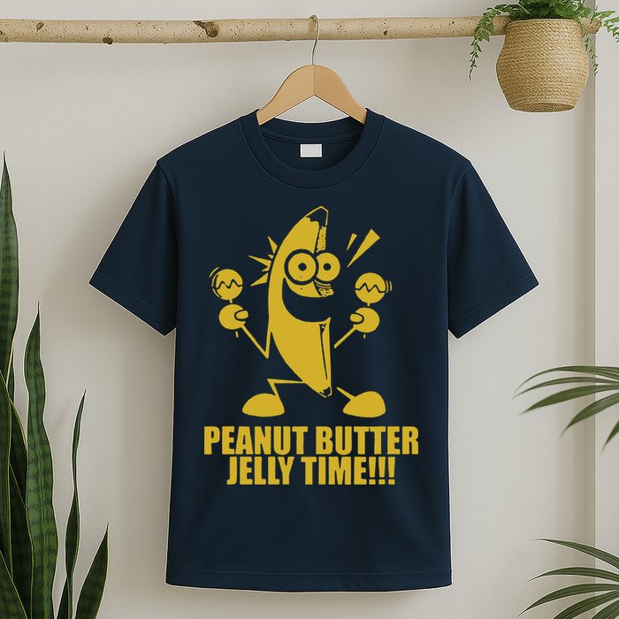 Peanut Butter Jelly Time Banana T-Shirt