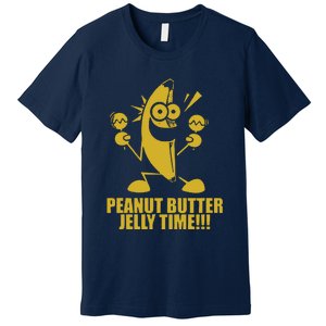 Peanut Butter Jelly Time Banana Premium T-Shirt