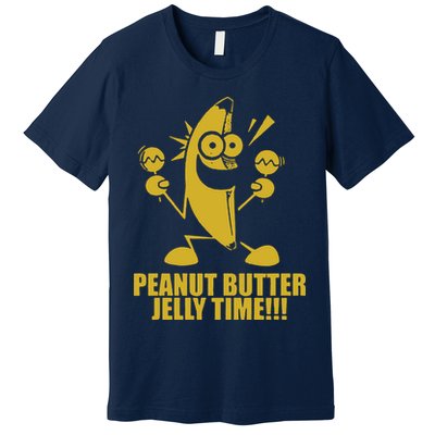 Peanut Butter Jelly Time Banana Premium T-Shirt