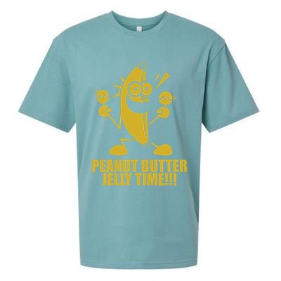 Peanut Butter Jelly Time Banana Sueded Cloud Jersey T-Shirt