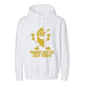 Peanut Butter Jelly Time Banana Garment-Dyed Fleece Hoodie