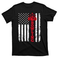 Patriotic Bowling Jersey Patriotic Bowler Cute Gift T-Shirt