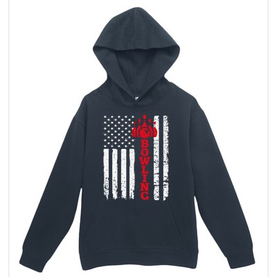 Patriotic Bowling Jersey Patriotic Bowler Cute Gift Urban Pullover Hoodie