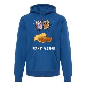 Peanut Butter Jelly Nuts Lovers Cute Breakfast Sweet Foodies Gift Premium Hoodie