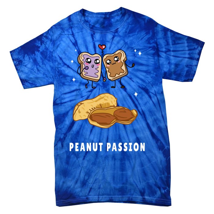 Peanut Butter Jelly Nuts Lovers Cute Breakfast Sweet Foodies Gift Tie-Dye T-Shirt