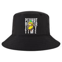 Peanut Butter Jelly Time Monkey Dancing In A Banana Cool Comfort Performance Bucket Hat