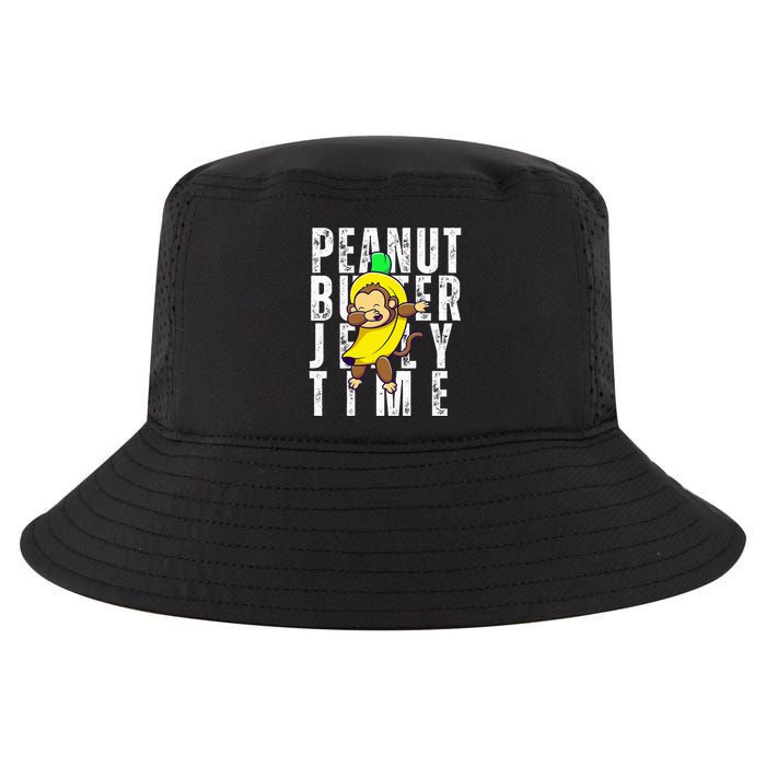 Peanut Butter Jelly Time Monkey Dancing In A Banana Cool Comfort Performance Bucket Hat