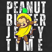 Peanut Butter Jelly Time Monkey Dancing In A Banana Cool Comfort Performance Bucket Hat