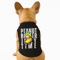 Peanut Butter Jelly Time Monkey Dancing In A Banana Doggie Tank