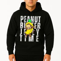 Peanut Butter Jelly Time Monkey Dancing In A Banana Hoodie