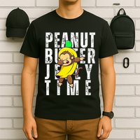 Peanut Butter Jelly Time Monkey Dancing In A Banana T-Shirt