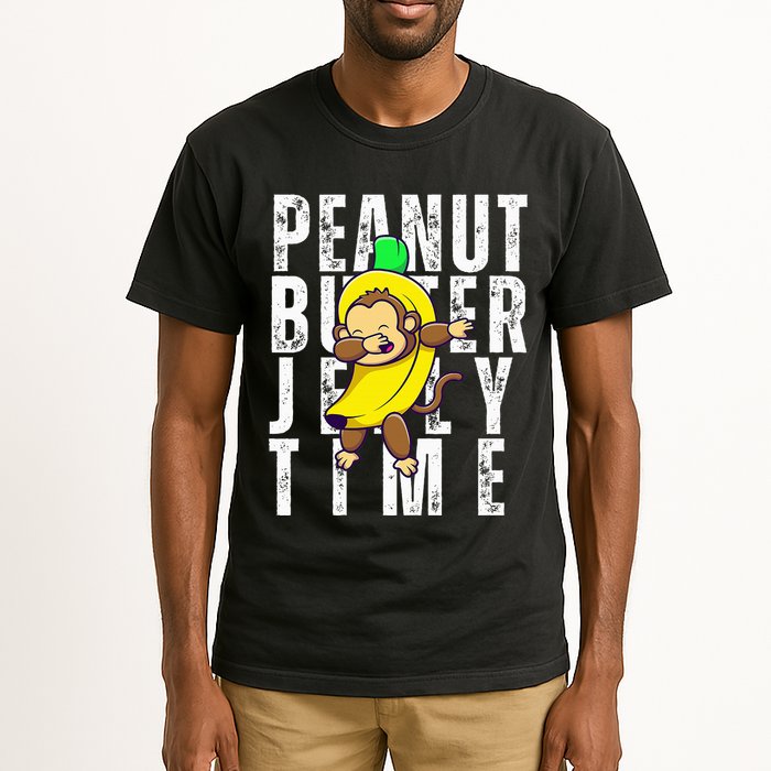 Peanut Butter Jelly Time Monkey Dancing In A Banana Tall T-Shirt