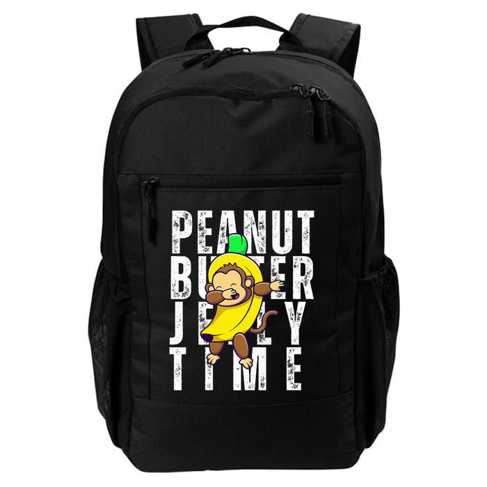Peanut Butter Jelly Time Monkey Dancing In A Banana Backpack