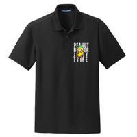 Peanut Butter Jelly Time Monkey Dancing In A Banana Dry Zone Grid Polo