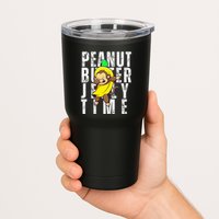 Peanut Butter Jelly Time Monkey Dancing In A Banana Tumbler