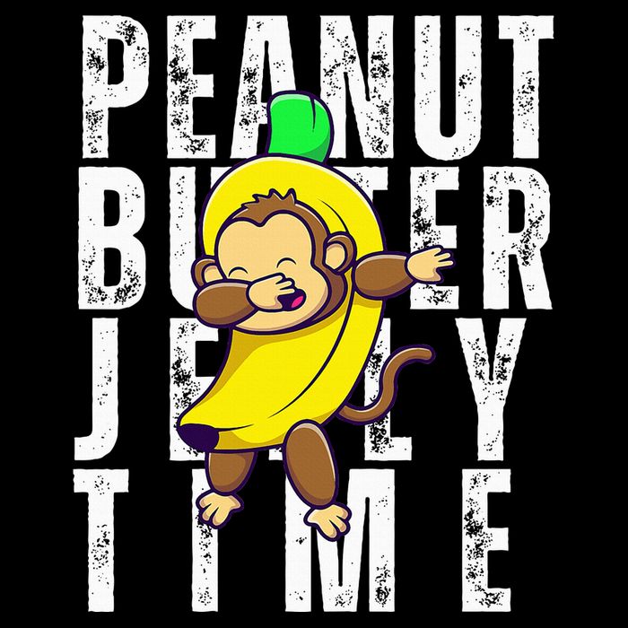Peanut Butter Jelly Time Monkey Dancing In A Banana Mousepad