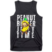 Peanut Butter Jelly Time Monkey Dancing In A Banana Tank Top