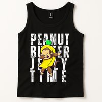 Peanut Butter Jelly Time Monkey Dancing In A Banana Tank Top