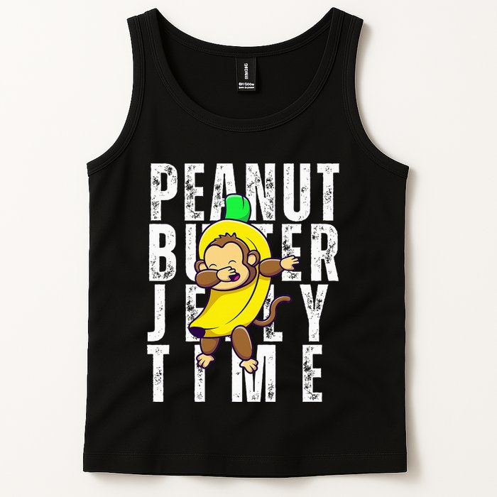 Peanut Butter Jelly Time Monkey Dancing In A Banana Tank Top