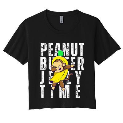 Peanut Butter Jelly Time Monkey Dancing In A Banana Crop Top