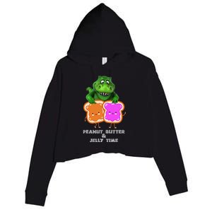 Peanut Butter & Jelly Time Crop Fleece Hoodie