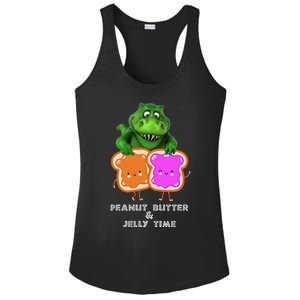 Peanut Butter & Jelly Time Ladies PosiCharge Competitor Racerback Tank