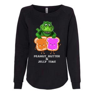 Peanut Butter & Jelly Time Womens California Wash Sweatshirt