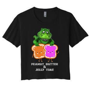 Peanut Butter & Jelly Time Women's Crop Top Tee