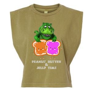 Peanut Butter & Jelly Time Garment-Dyed Women's Muscle Tee