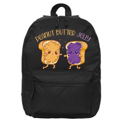 Peanut Butter Jelly Matching Couples Lover Halloween 16 in Basic Backpack