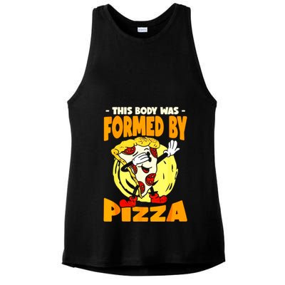 Pizza Branch Jerrys Pizza Ladies PosiCharge Tri-Blend Wicking Tank