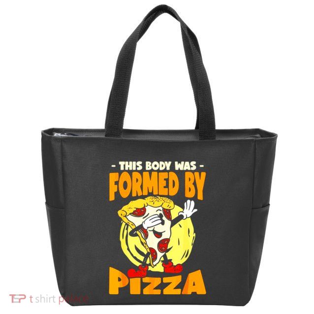 Pizza Branch Jerrys Pizza Zip Tote Bag