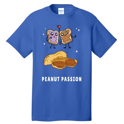 Peanut Butter Jelly Nuts Lovers Cute Breakfast Sweet Foodies Gift Tall T-Shirt