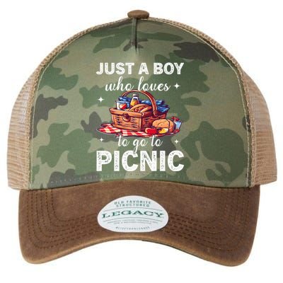 Picnic Basket Just A Who Loves Picnic Family Picnic Fun Gift Legacy Tie Dye Trucker Hat