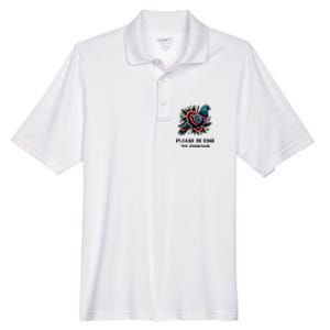 Please Be Kind To Pigeons Men's Origin Performance Pique Polo