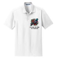 Please Be Kind To Pigeons Dry Zone Grid Polo