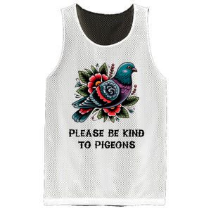 Please Be Kind To Pigeons Mesh Reversible Basketball Jersey Tank