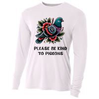 Please Be Kind To Pigeons Cooling Performance Long Sleeve Crew