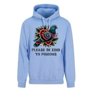 Please Be Kind To Pigeons Unisex Surf Hoodie