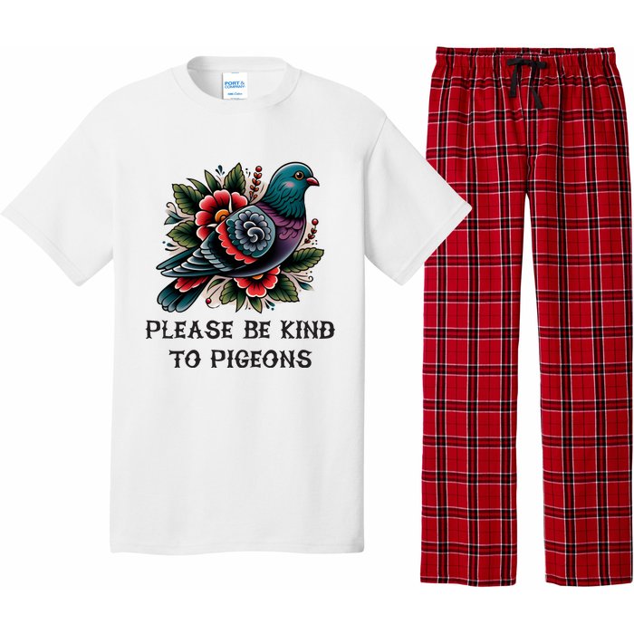 Please Be Kind To Pigeons Pajama Set