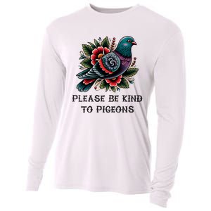 Please Be Kind To Pigeons Cooling Performance Long Sleeve Crew