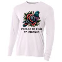 Please Be Kind To Pigeons Cooling Performance Long Sleeve Crew