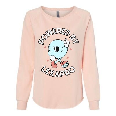 Powered By Lexapro Womens California Wash Sweatshirt