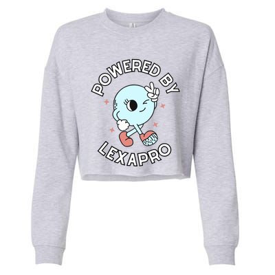 Powered By Lexapro Cropped Pullover Crew