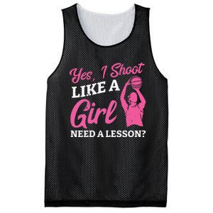 Playing Basketball Like A Girl Baller Basketball Player Girl Mesh Reversible Basketball Jersey Tank