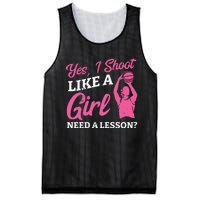 Playing Basketball Like A Girl Baller Basketball Player Girl Mesh Reversible Basketball Jersey Tank