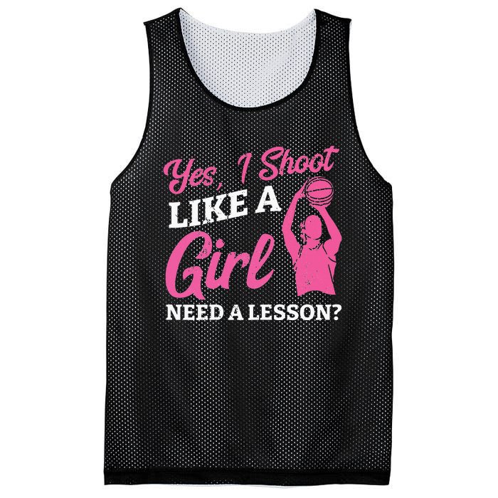 Playing Basketball Like A Girl Baller Basketball Player Girl Mesh Reversible Basketball Jersey Tank