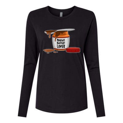 Peanut Butter Lover Costume Peanut Butter Funny Gift Womens Cotton Relaxed Long Sleeve T-Shirt